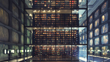 wonderful library bulit in 1960s - marble facade with hudge glass cube in the middle - slight cross tretment - camera canon 5D mark II  - unshapred RAW - adobe colorspace
